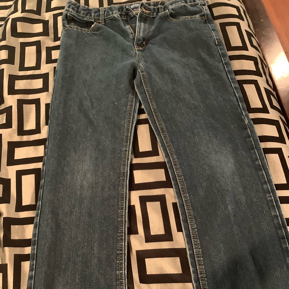 Boys blue jean pants 16 husky